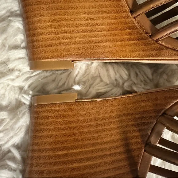 SCHUTZ Tan Strappy Heels - Picture 7 of 7